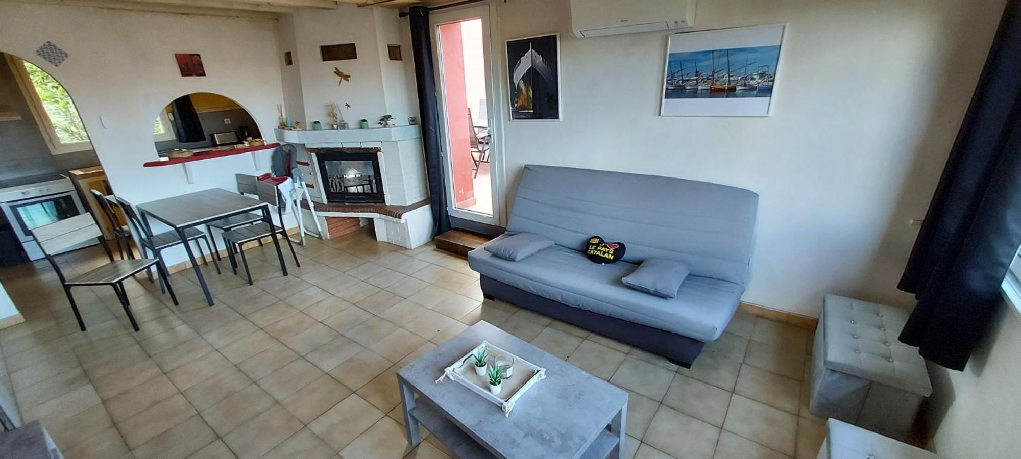 Le Barcares Logement Climatise Pour 6 Personnes, Draps Et Serviettes Non Fournis Air-Conditioned Accommodation For 6 People, Sheets And Towels Not Provided Alojamiento Con Aire Acondicionado Para 6 Personas, Sabanas Y Toallas No Incluidas Eksteriør billede