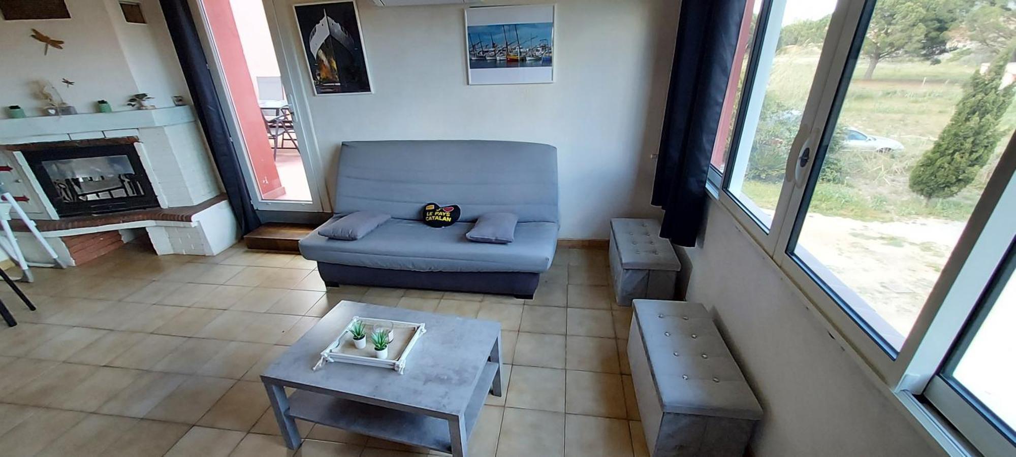 Le Barcares Logement Climatise Pour 6 Personnes, Draps Et Serviettes Non Fournis Air-Conditioned Accommodation For 6 People, Sheets And Towels Not Provided Alojamiento Con Aire Acondicionado Para 6 Personas, Sabanas Y Toallas No Incluidas Eksteriør billede